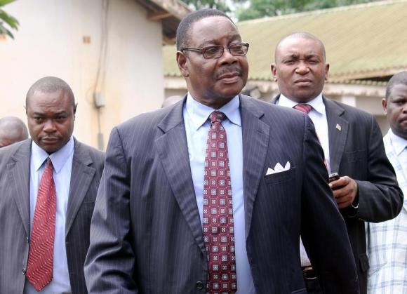 Peter Mutharika, former Foreign Minister and brother to the late President of Malawi, Bingu wa Mutharika, leaves the Malawi court after he was granted bail in Lilongwe