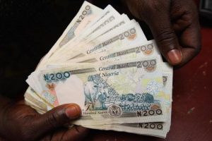 LAGOS, NIGERIA - JULY 15:  A detail of some Nigerian Naira,(NGN) being counted  in an exchange office on July 15, 2008 in Lagos, Nigeria.  (Photo by Dan Kitwood/Getty Images)